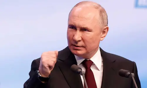 Only an oil slump can stop Vladimir Putin