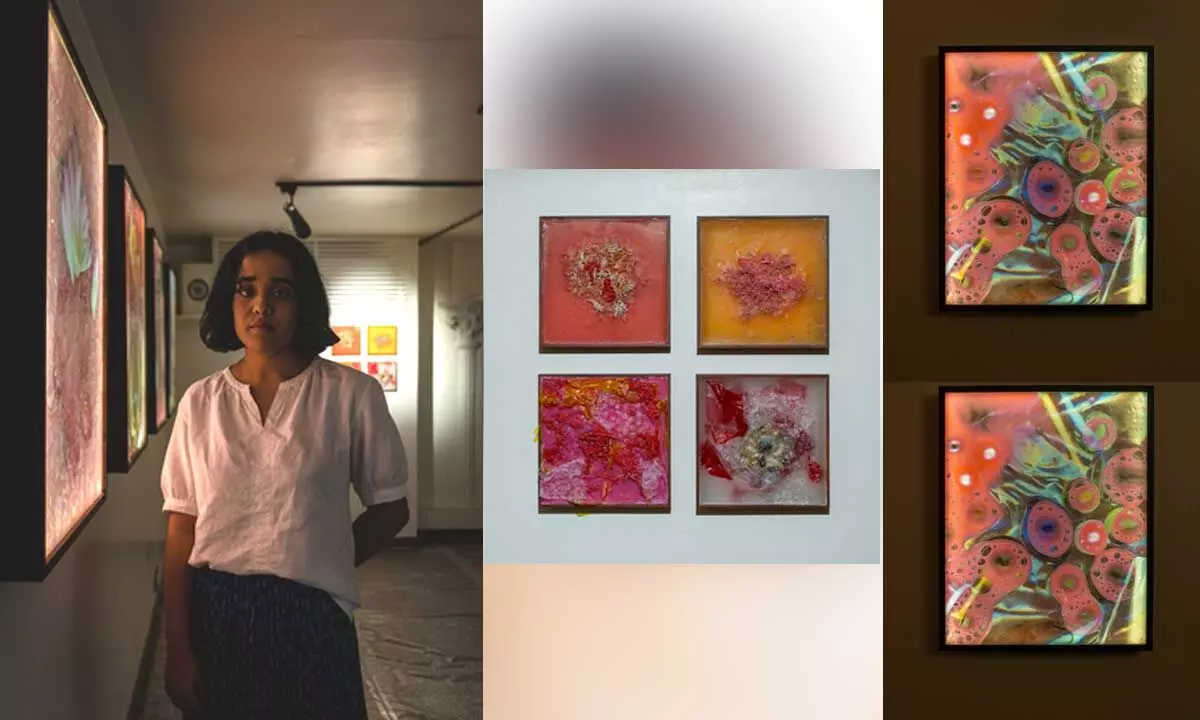 Electric Floral Fantasy exhibition by artist Eeshani Mitra opens in Mumbai