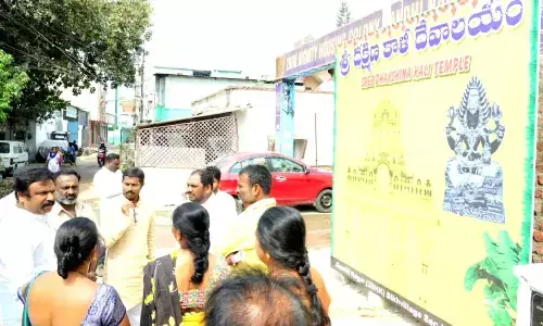 Secunderabad cantonment BJP leader Ganesh visits Sri Dakshina Kali Temple