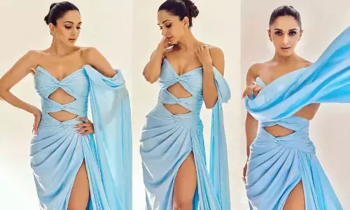 Kiara Advani blooms in Blue