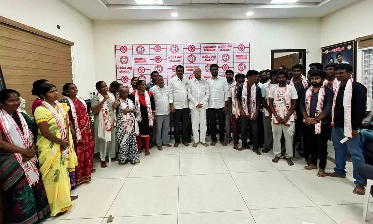 50 individuals from Ward 11 of Bhimavaram join Jana Sena