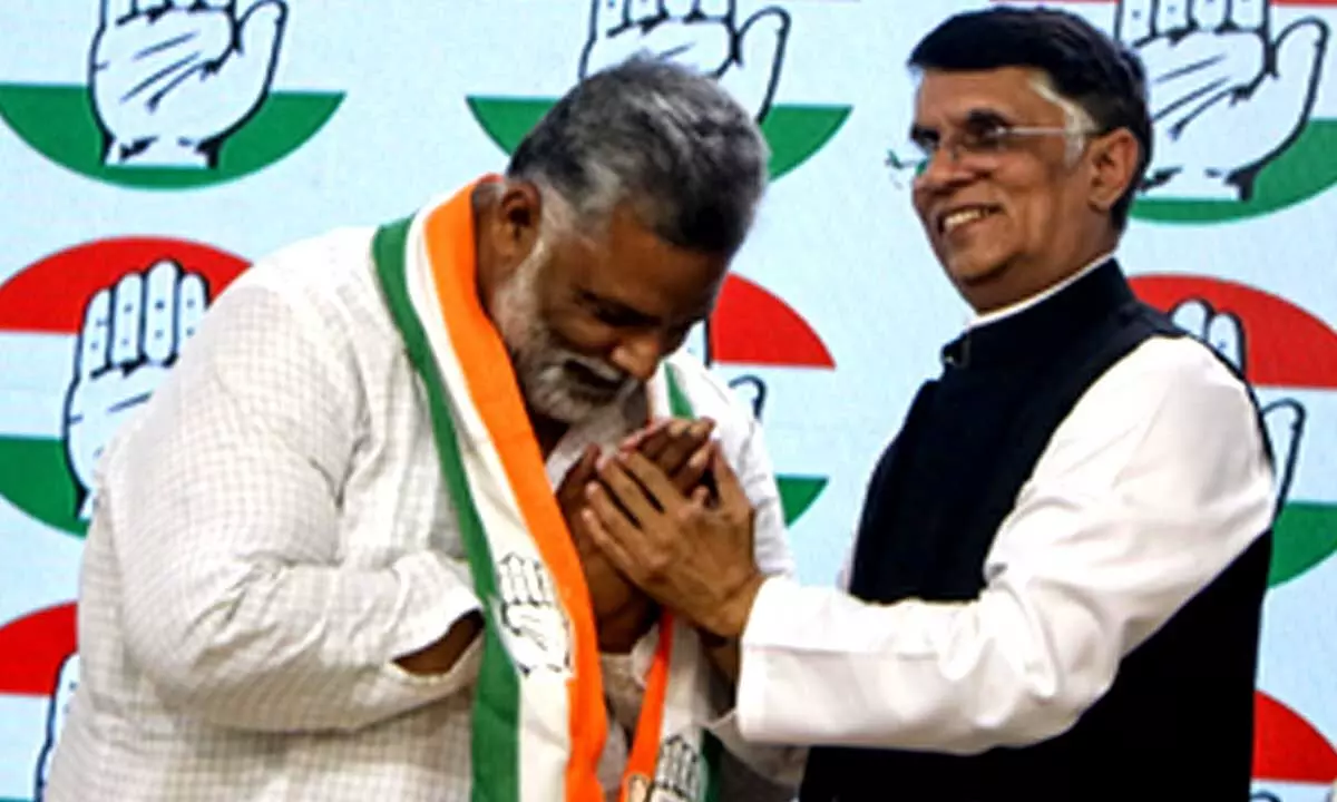 Pappu Yadavs induction in Congress creates fissures in party, Bihar unit chief deeply upset