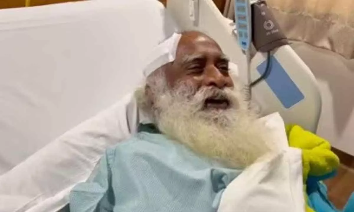 Sadhguru undergoes brain surgery, recovering well