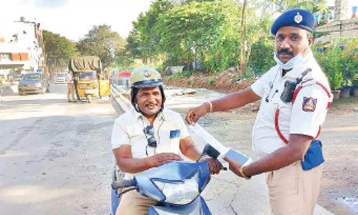 Helmets made mandatory for all police personnel across state