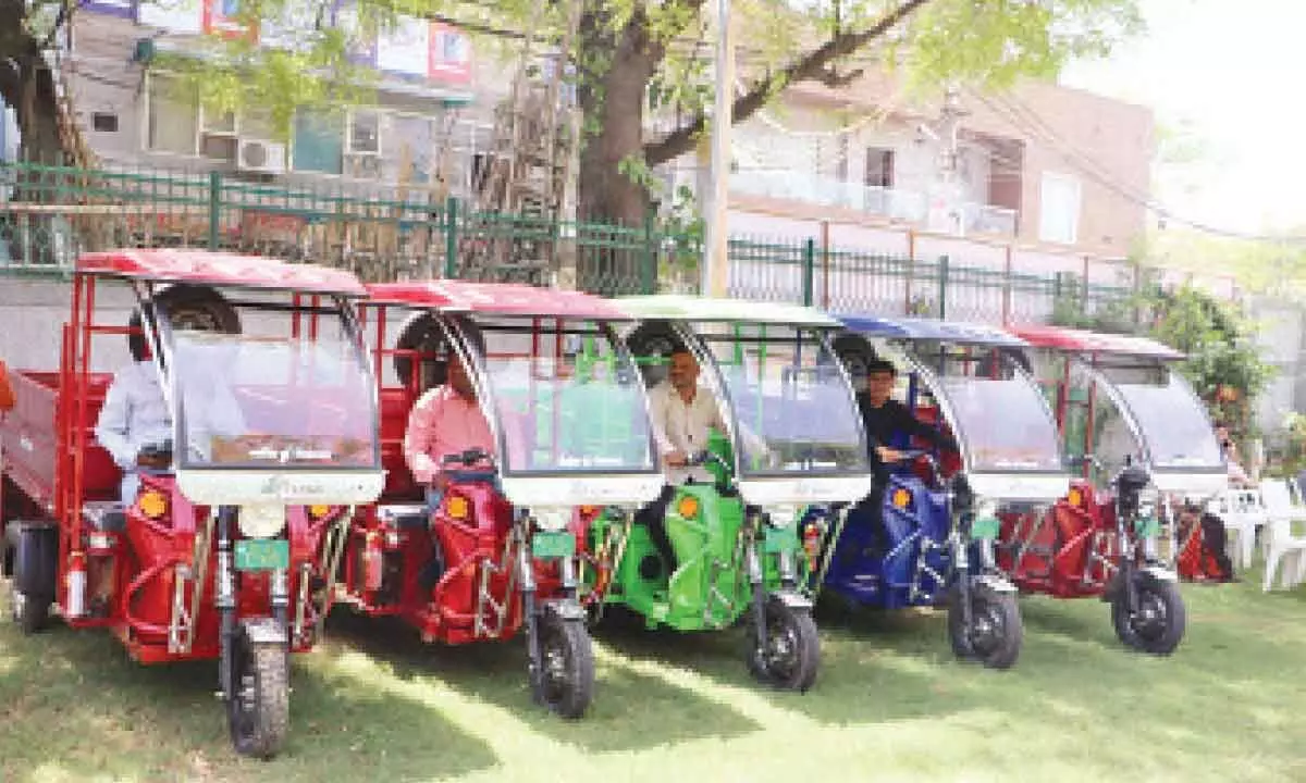 PETA distributes e-rickshaws in exchange of livestock