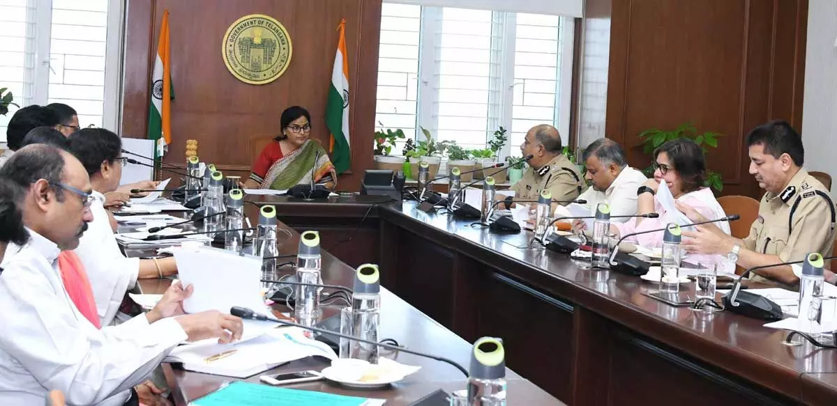 CS holds key meeting with top depots officials over Model Code of conduct in State