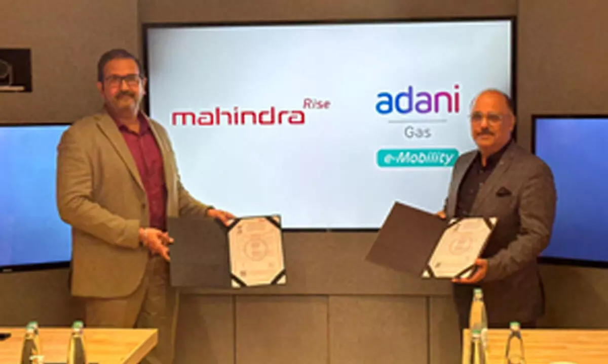 Mahindra inks pact with Adani Total Energies for expanding EV charging infra