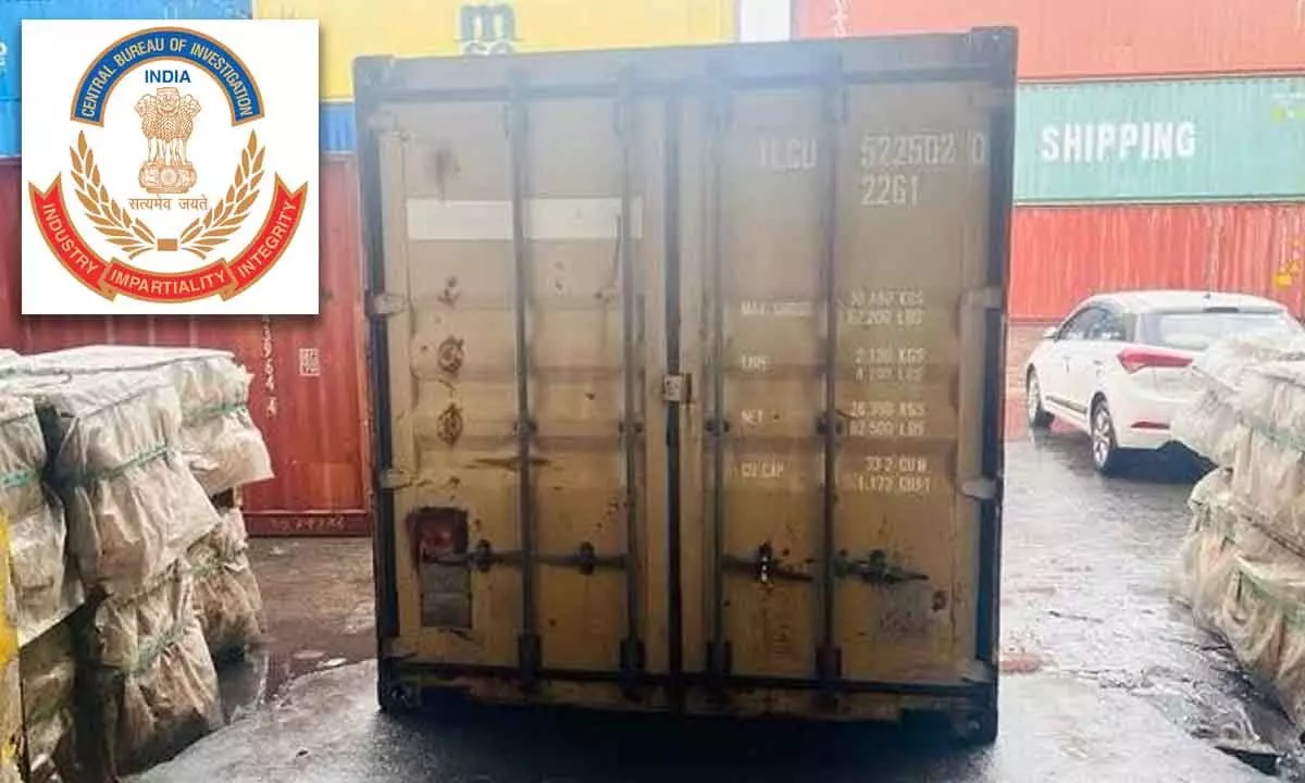 CBI seizes container suspected to have drugs at Vizag port