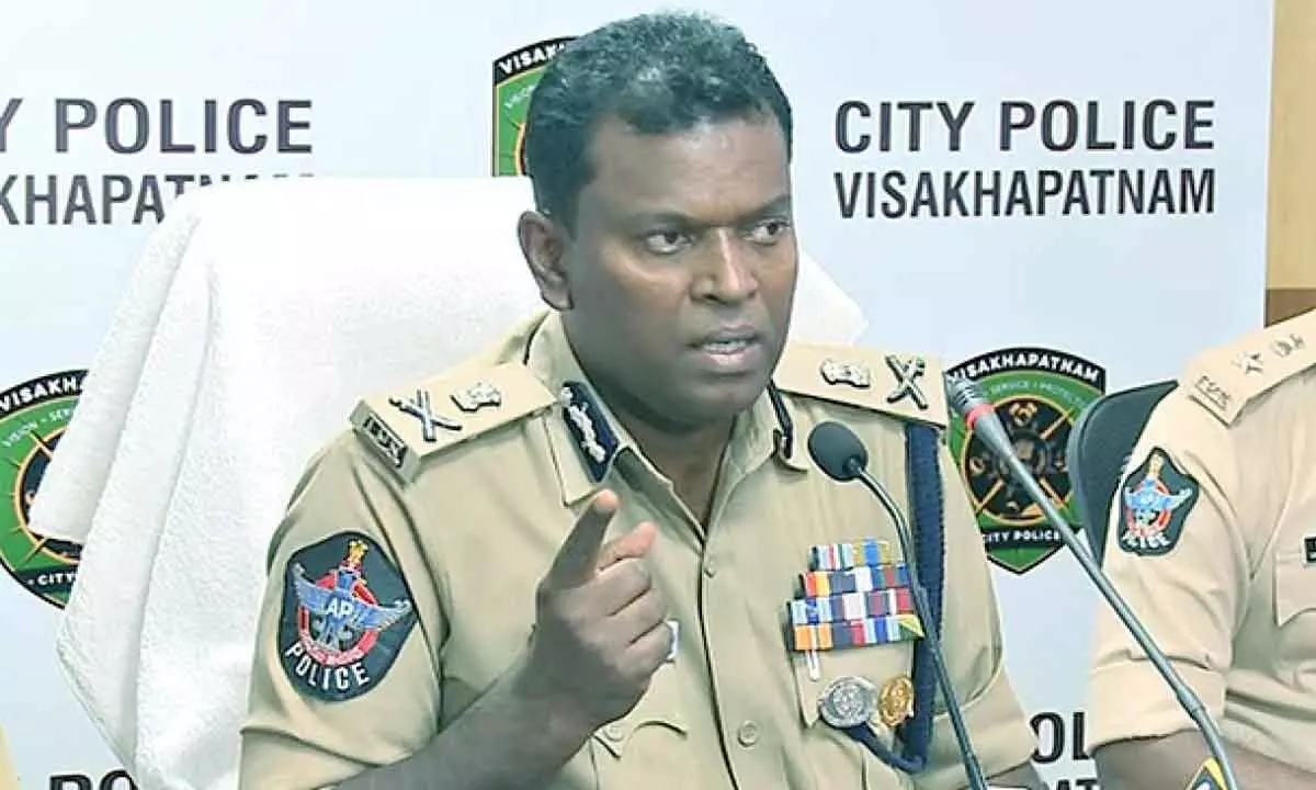 Visakhapatnam CP Ravi Shankar briefs on Seizure of Drugs, denies allegations on police