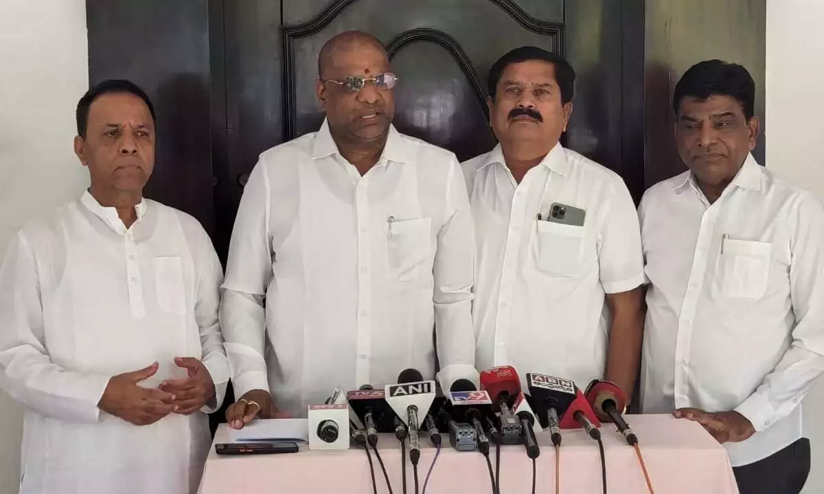 BRS MP Vadiraju Ravichandra says baseless cases filed against Kavitha