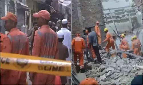 Two Workers Dead, One Critically Injured As Building Collapses In Delhis Welcome Area