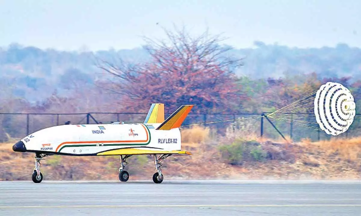 ISRO successfully lands reuasble launch vehicle Pushpak
