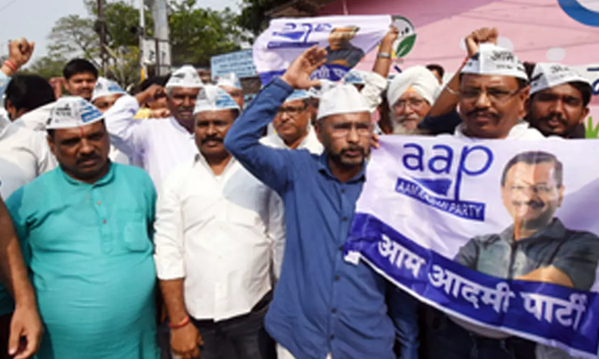 AAP office sealed in Delhi, party to seek ECIs intervention