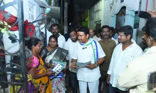 Vellampalli Srinivas Rao campaigns in 57th division in new RR Pet