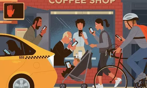 Is mobile screen the new cocaine?