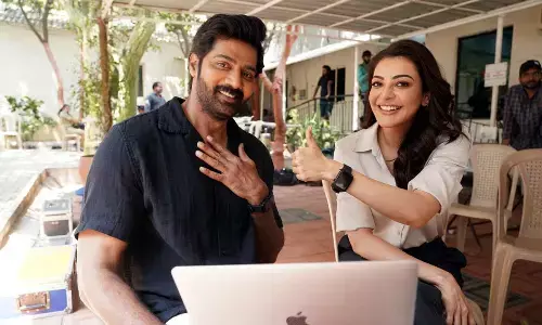 Kajal Aggarwal wishes success for Naveen Chandra’s ‘Inspector Rishi’