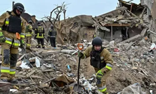 Ukraine rocked by multiple explosions amid Russian airstrikes, Poland says its airspace breached