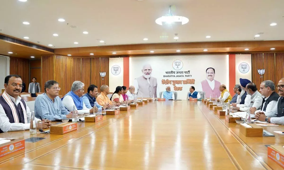 BJP leaders meet to pick candidates for LS polls
