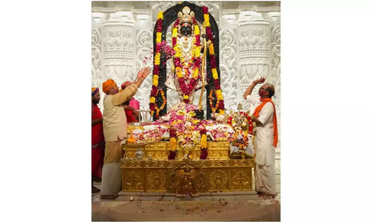 Ayodhya celebrates first Holi after Ram temple pran pratishtha ceremony