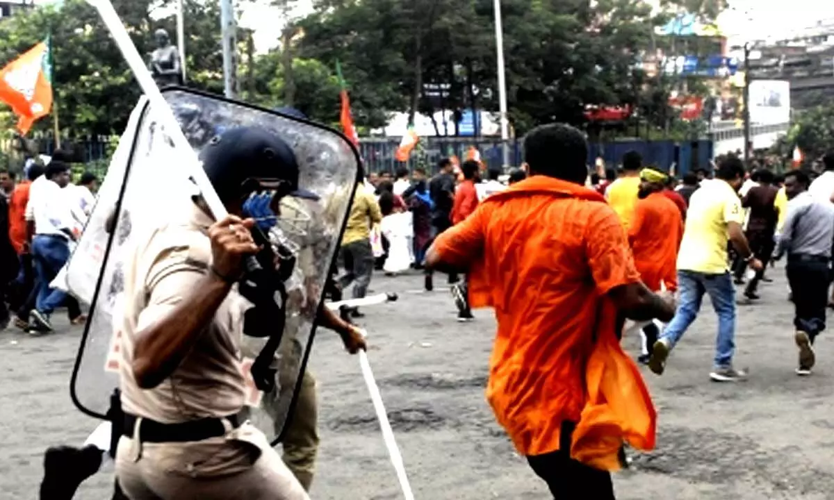 Baton charge in Nilgiris as BJP, AIADMK workers clash