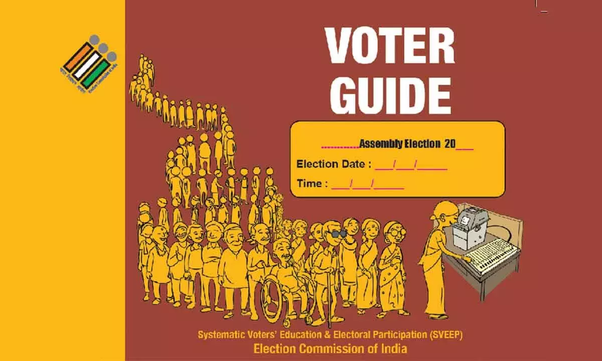 Info guide to be given to voters with slip