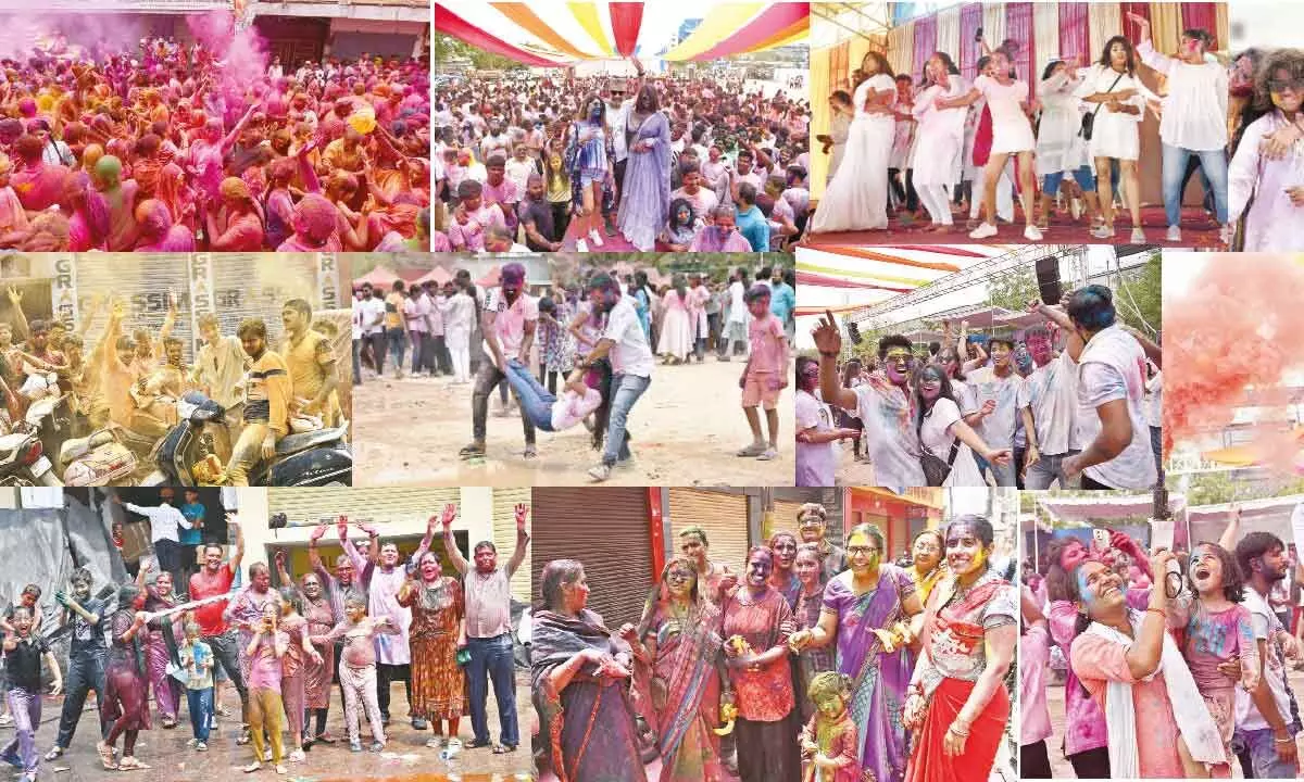 Hydbad drenched in joy of festive hues