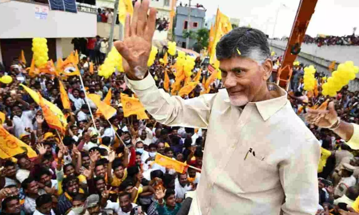Chandrababu to Kuppam tour continues for second day, to participate in various programs