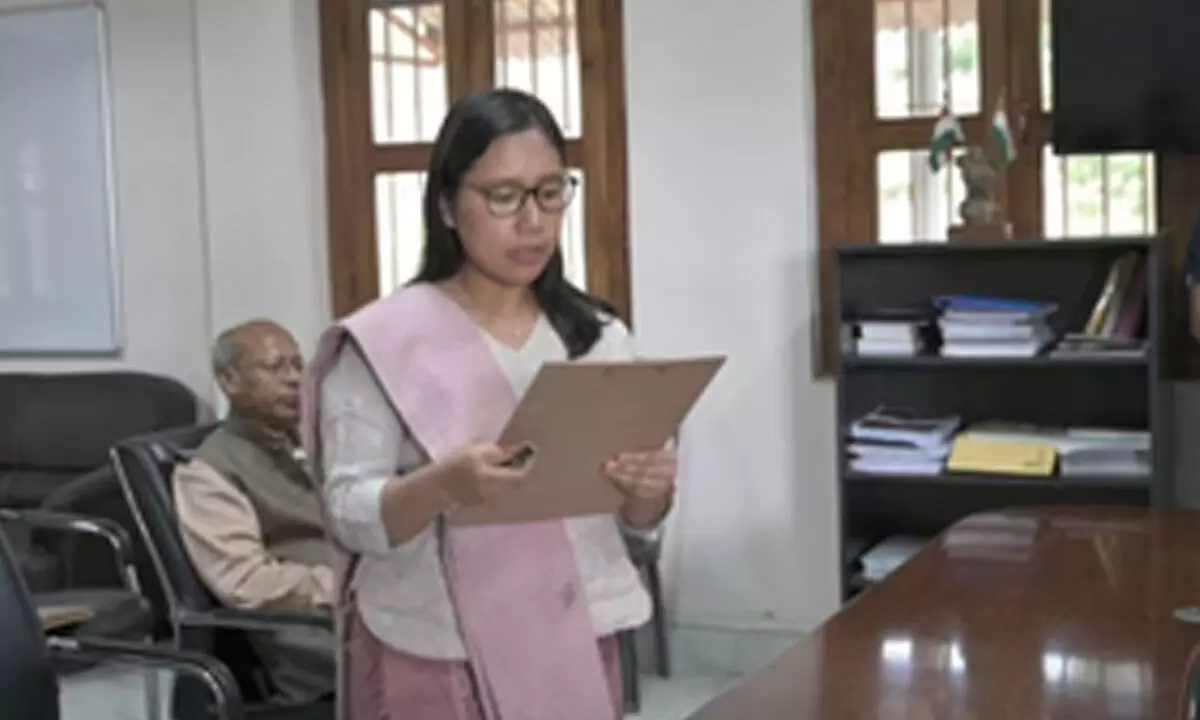 Agatha Sangma files nomination from Meghalayas Tura LS seat