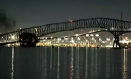 Bridge in Baltimore city collapses after boat collision