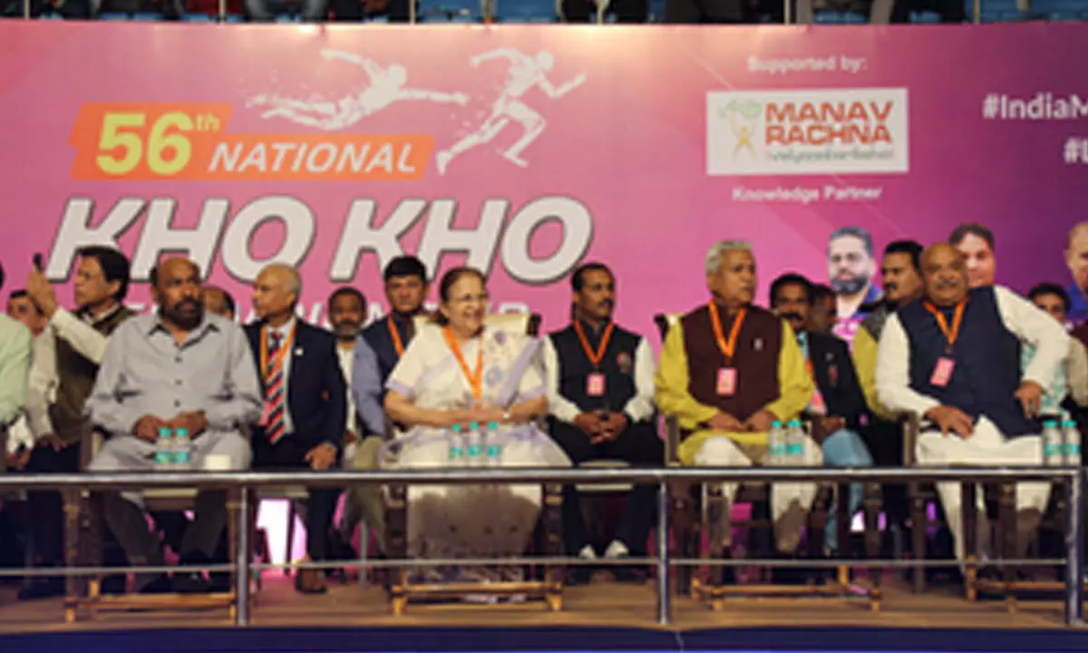 Sumitra Mahajan inaugurates 56th National Kho Kho Championship in Delhi