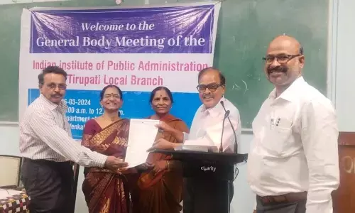 IIPA Tirupati branch elects new office-bearers