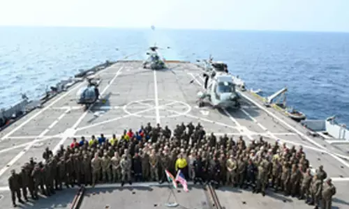 Sea phase of Tiger Triumph exercise commences with Indian and US forces