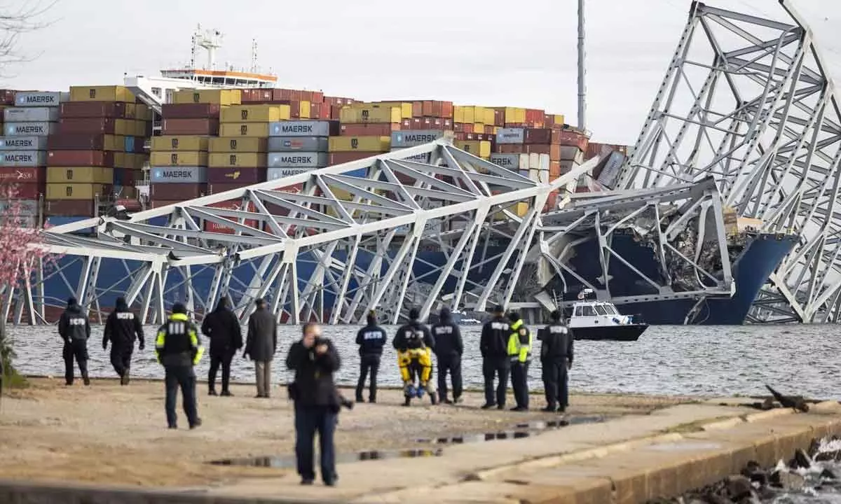 Baltimore Bridge Collapse: Biden praises prompt action of Indian crew