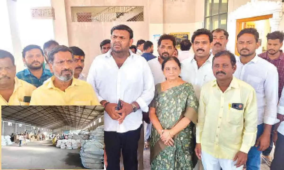 Tirupati: Huge dump of YSRCP poll material unearthed at Renigunta