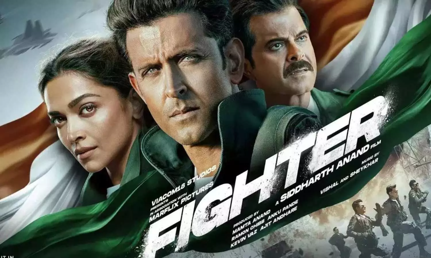 Hrithik Roshan and Deepika Padukone’s ‘Fighter’ Breaks Records on Netflix, Claims Top 3 Spot