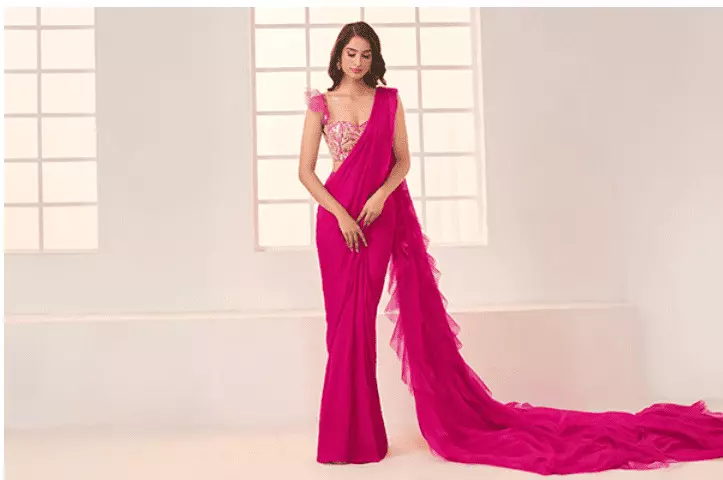 Gorgeous Ruffles: Designer Sarees for Your Inner Fashionista