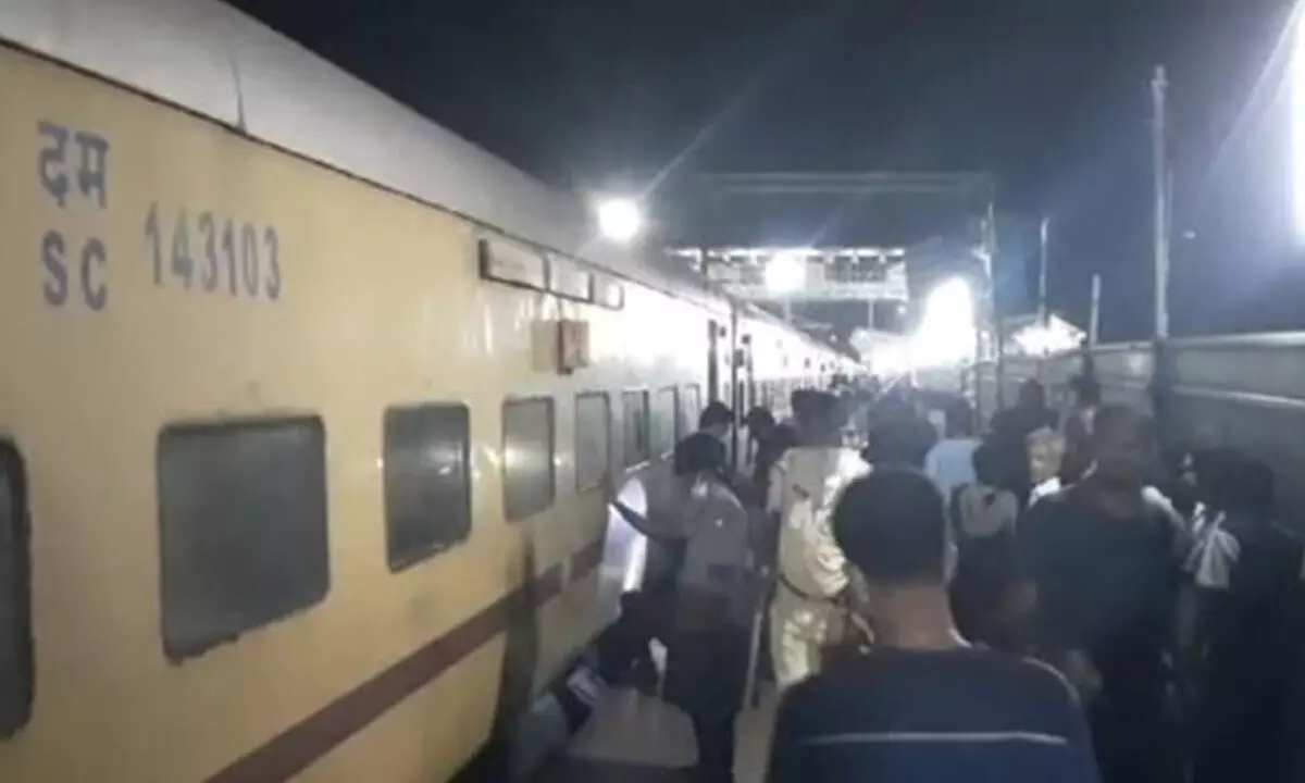 Smoke emerges in B4 Coach of Padmavati Express train, Halted for an hour
