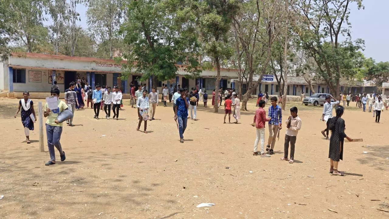 10th examinations ended peacefully in the district