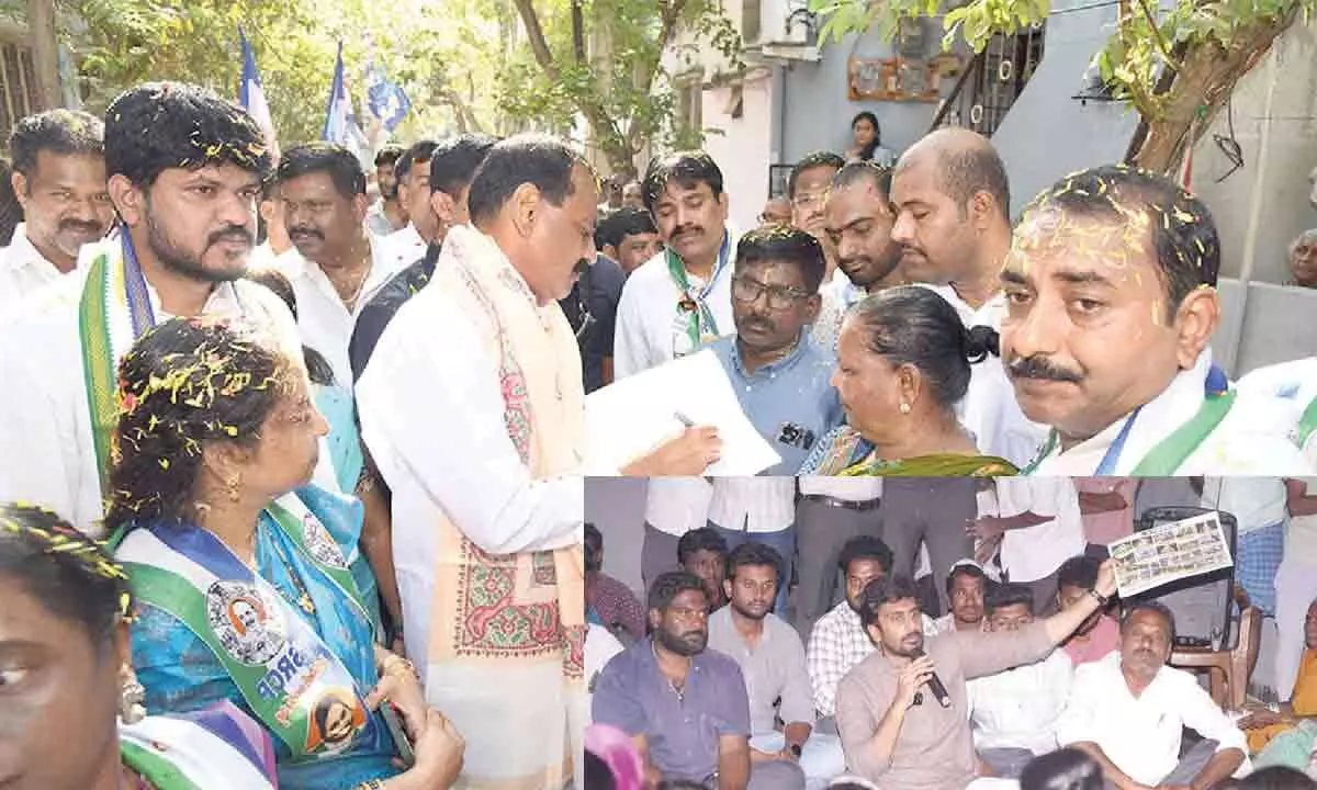 Tirupati: Bhumana Karunakar Reddy, son intensify door-to-door campaign