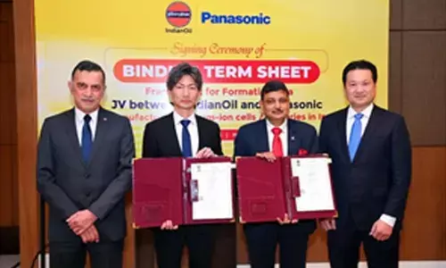 Indian Oil ropes in Panasonic for manufacturing cylindrical lithium-ion cells in India