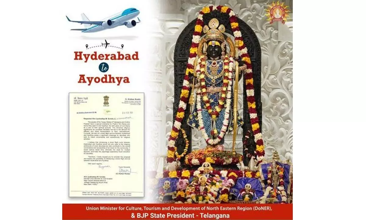 Hyderabad flight to Ayodhya from tomorrow