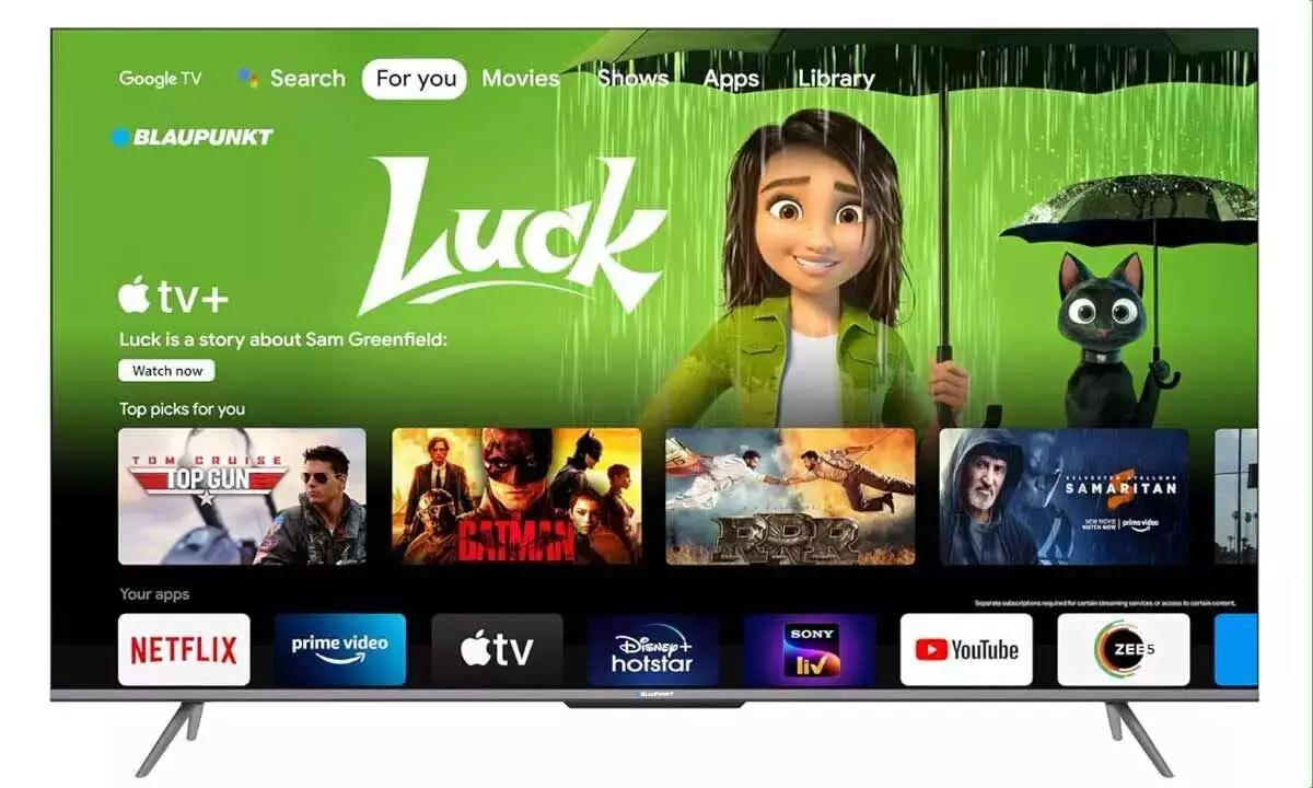 Blaupunkt 50 Inch QLED Ultra HD (4K) Smart Google TV: Redefining Home Entertainment with Unbeatable Sound
