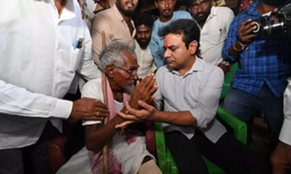 Congress govt brought drought in Telangana: KTR