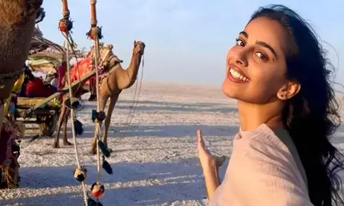 Banita Sandhu shoots in Bhuj for her pan-India film ‘G2’