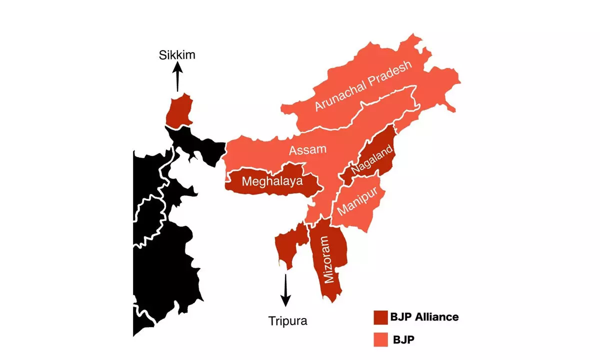 BJP at pole position in NE states