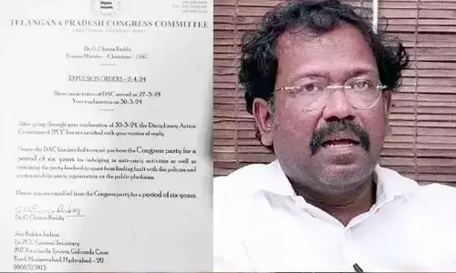 Congress expels ex-PCC gen secy for 6-yrs