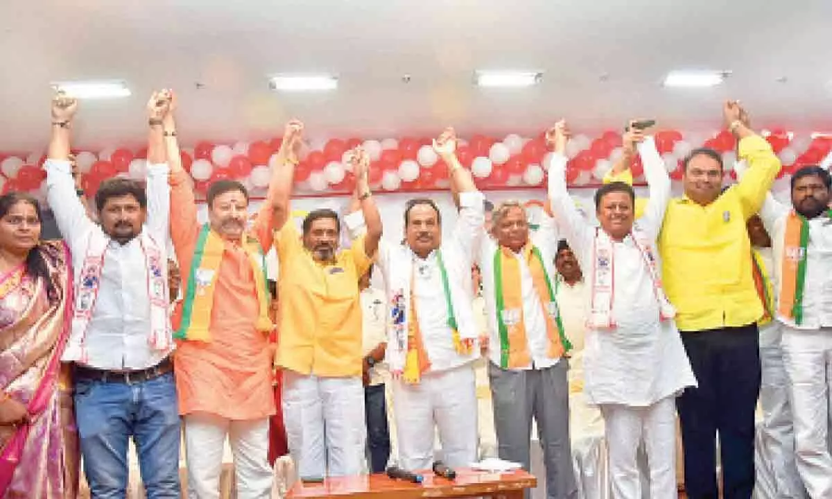 Tirupati: TDP-BJP-JSP alliance calls for defeating YSRCP