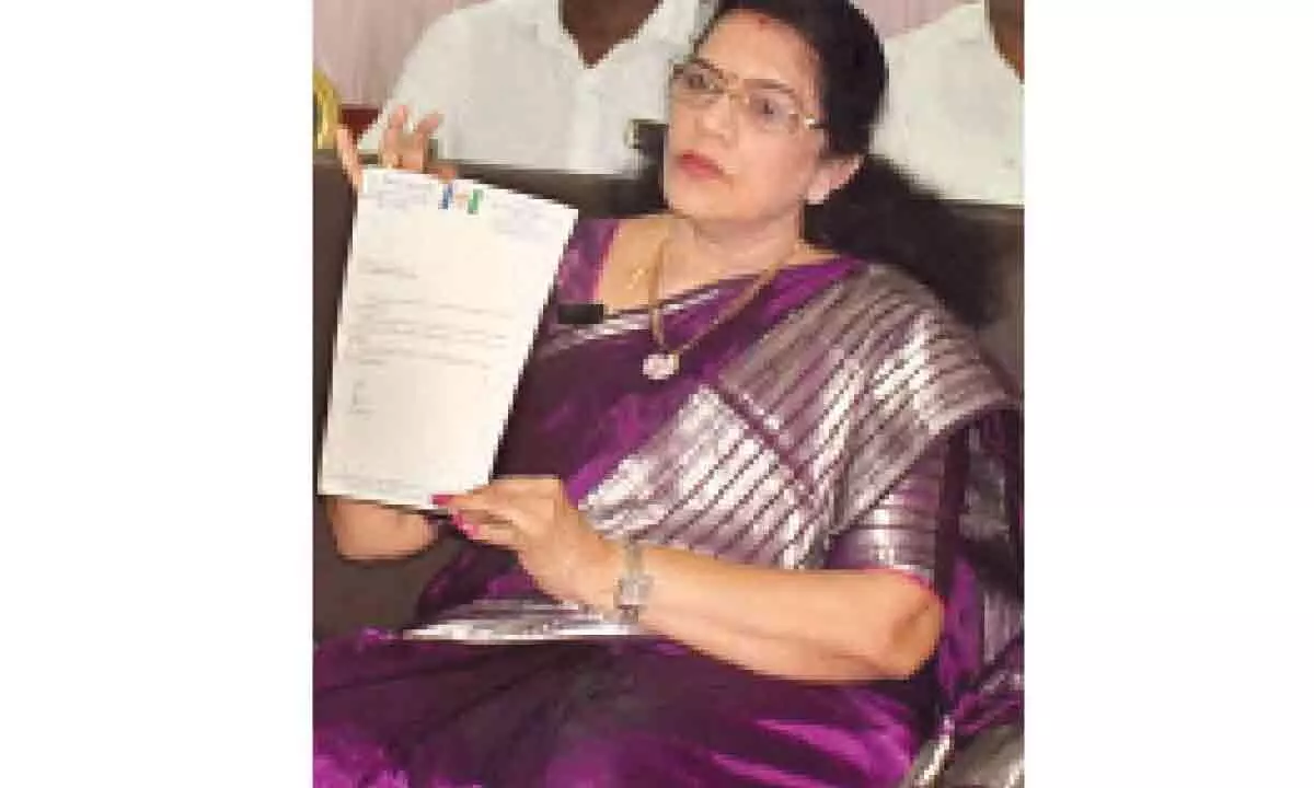 Srikakulam: Former Union minister Killi Kruparani resigns from YSRCP