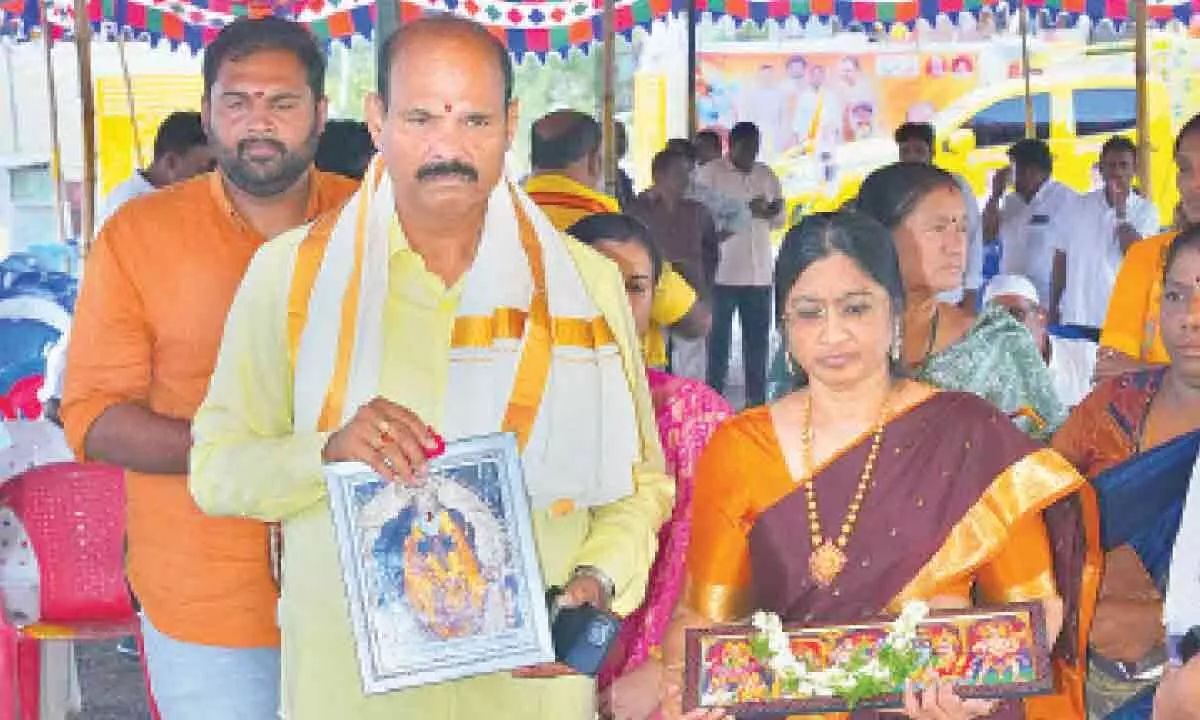 Vijayawada: Kolusu inaugurates election campaign office in Nuzvid