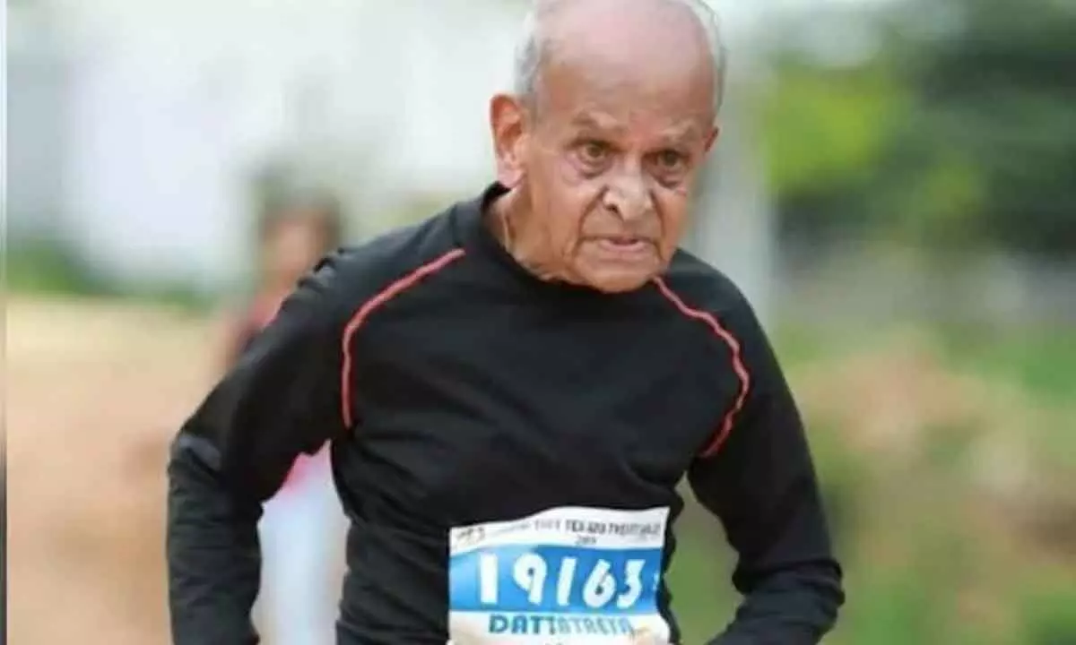 At 96, oldest runner Dattatreya takes on new challenge
